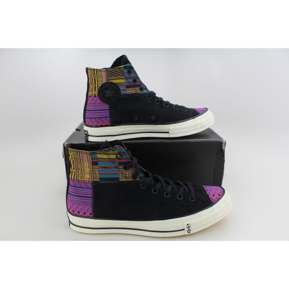 Men's Chuck 70 High Black/Egret-Yellow 165556C